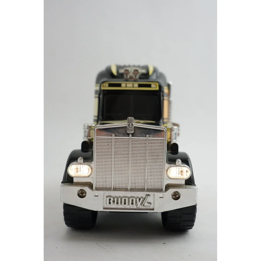 Buddy L Kenworth Truck Cab Harley-Davidson Black 1992 Vintage Light & Sound